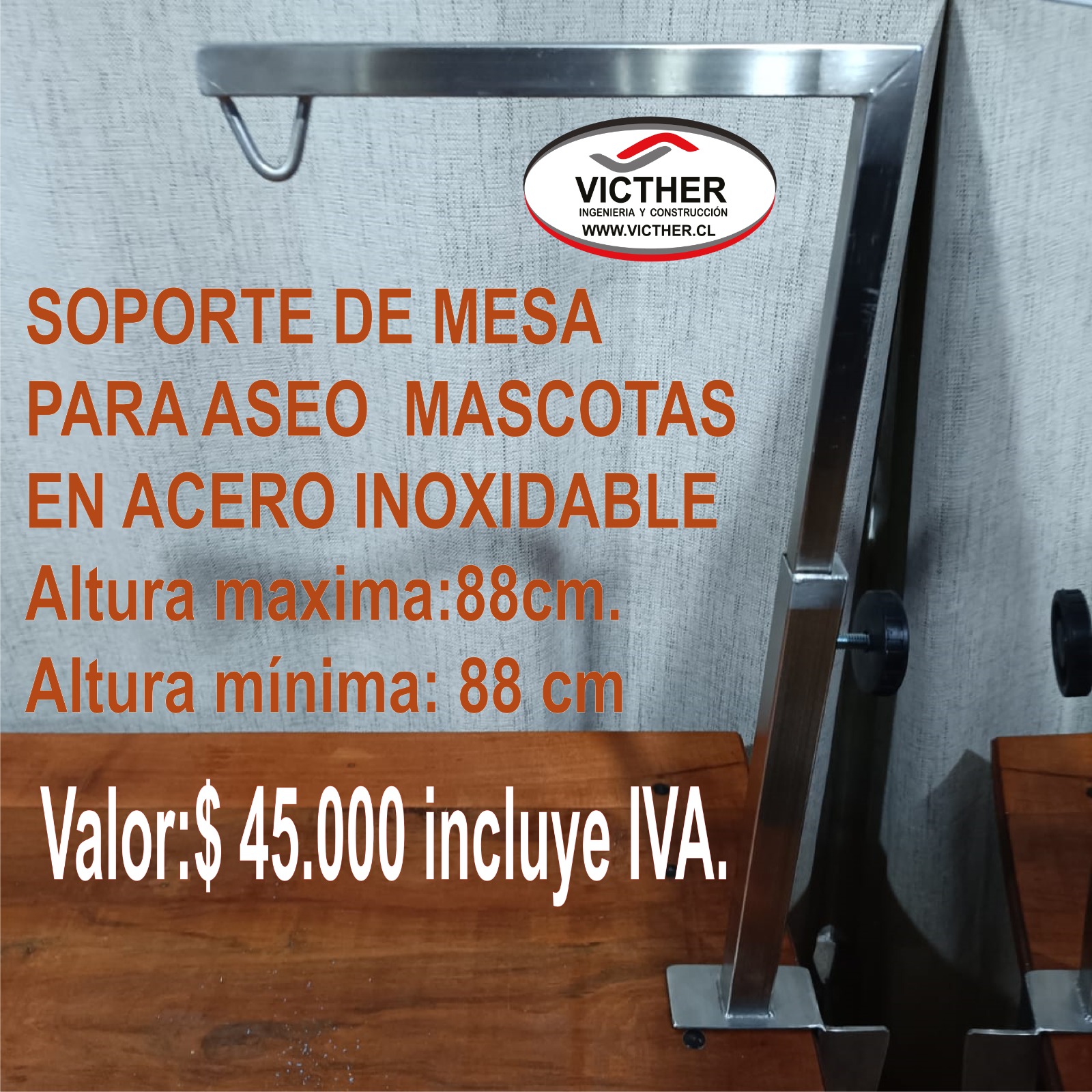 soporte de mesa